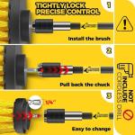 Holikme 23-Pack Drill Brush and Scrub Set
