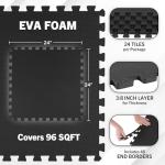 EVA Foam Interlocking Mat Tiles 24-Pack
