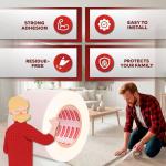 XFasten Double Sided Carpet Tape 4" x 30 Yards