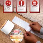 XFasten Double Sided Carpet Tape 4" x 30 Yards