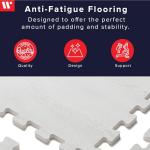 Farmhouse Wood Grain Foam Floor Tiles, 48 Sq Ft