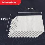 Farmhouse Wood Grain Foam Floor Tiles, 48 Sq Ft