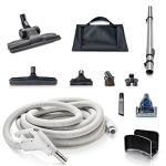 Universal Central Vacuum Hose Kit with Turbo Nozzles