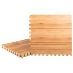 Natural Woodgrain EVA Foam Floor Tiles - 6-Pack