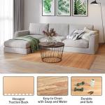 Natural Woodgrain EVA Foam Floor Tiles - 6-Pack