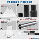 RosyOcean Universal Shop Vac Extractor Attachment Set