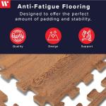 Farmhouse Wood Grain Interlocking Foam Floor Tiles