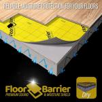 Floor Underlayment with Moisture Barrier - 2 Pack