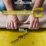 Floor Underlayment with Moisture Barrier - 2 Pack