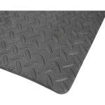 Black Anti-Fatigue Foam Mat, 7.7ft x 3.8ft