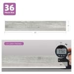 Peel and Stick Waterproof Vinyl Floor Tiles - 36 Pack