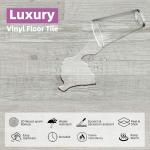 Peel and Stick Waterproof Vinyl Floor Tiles - 36 Pack