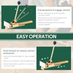 Hardwood Flooring Jack and Positioning Tool Set