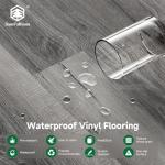 Eco-Friendly Grey Wooden Grain Vinyl Flooring