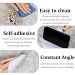 Gray Floral Peel and Stick Vinyl Floor Tiles - 20 Pack