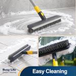 Yocada 2-in-1 Telescopic Floor Scrub Brush