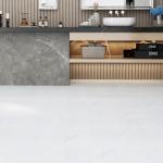 White Marble Vinyl Flooring Tiles - 20 Packs