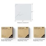 White Marble Vinyl Flooring Tiles - 20 Packs