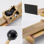 Flooring Jacks 2-Pack with Anti-Slip Pads, Hardwood Floor Jack, Laminate & Vinyl Plank, Floor Gap Fixer Tools Wood Heavy Furniture Installation and Maintenance, Deck Board Straightening