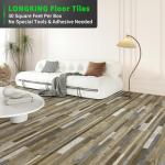 30-Pack Peel and Stick Vinyl Flooring Tiles