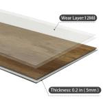 Classic Oak Interlocking SPC Vinyl Plank Flooring