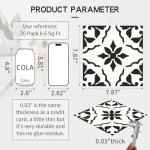 Peel and Stick Vinyl Floor Tiles - 20 PCS