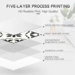 Peel and Stick Vinyl Floor Tiles - 20 PCS