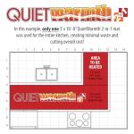 QuietWarmth 2-in-1 Radiant Floor Heating Kit