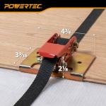 POWERTEC Wood Flooring Strap Clamp - 2 Pack
