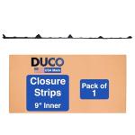 Duco Classic Rib Foam Closure Strips - 3ft Black