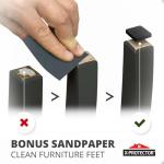 235 PCS Felt Furniture Pads for Hardwood Floors