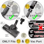 Turbo Brush Head for Vacuum - Pet Hair Cleanup