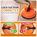 Floor Gap Fixer Tool with Suction Cup & Pads