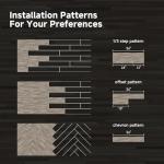 Waterproof Vinyl Plank Flooring - Dusty Grey 36 Planks