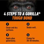 Gorilla Waterproof Wood Glue, 18 Ounce, Natural