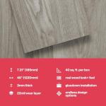 Lucida Luxury Vinyl Flooring Adhesive Tiles - 39 Sq Ft