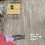 Lucida Luxury Vinyl Flooring Adhesive Tiles - 39 Sq Ft