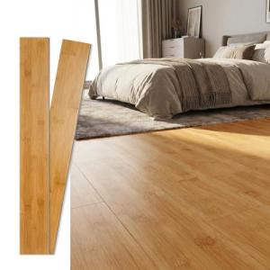 Jeedeson Light Honey Bamboo Interlocking Flooring Planks