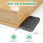 Jeedeson Light Honey Bamboo Interlocking Flooring Planks