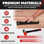 C&T 12.2" Heavy Duty Vinyl Plank Pull Bar