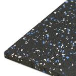 Elephant Bark Rubber Flooring, Blue Dot, 3/8-Inch