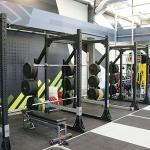 Elephant Bark Rubber Flooring, Blue Dot, 3/8-Inch