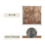 Rustic Copper Slate Peel & Stick Vinyl Tiles