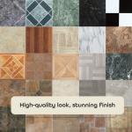 Rustic Copper Slate Peel & Stick Vinyl Tiles