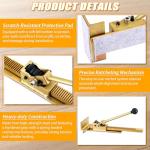 Flooring Jack with Protective Pad for Easy Positioning