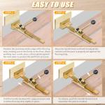 Flooring Jack with Protective Pad for Easy Positioning