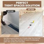 2 Pack Upgraded Flooring Jack with Felt Pads