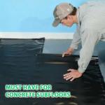 SUNSHORE Black Moisture Barricade Underlayment Roll