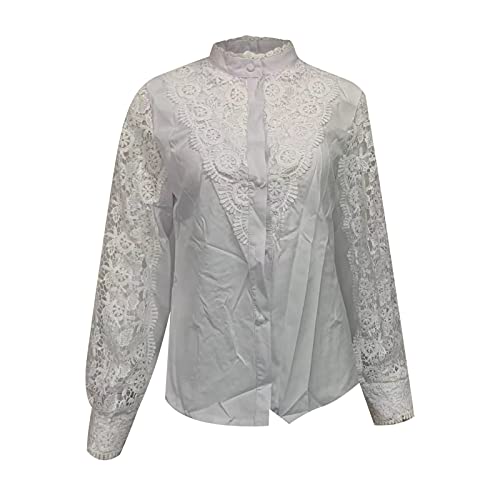 Lace V-neck Babydoll Tunic for Women