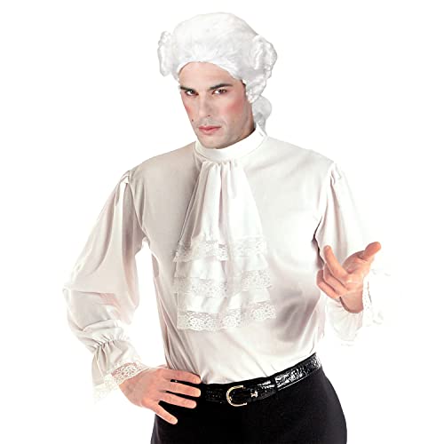 White Satin Pirate Peter Pan Shirt Costume